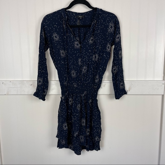 RAILS Jasmine Navy Stella Star Print Mini Dress - Picture 3 of 9
